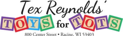 Tex Reynolds Toys for Tots Inc. logo