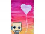 Remy: The Heartstronaut's Expedition - Dream-Inspired Robot Art with Recycled Camera Lens Eyes