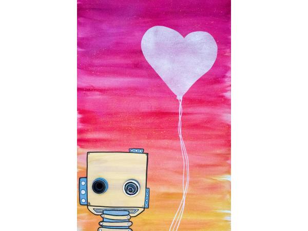 Remy: The Heartstronaut's Expedition - Dream-Inspired Robot Art with Recycled Camera Lens Eyes