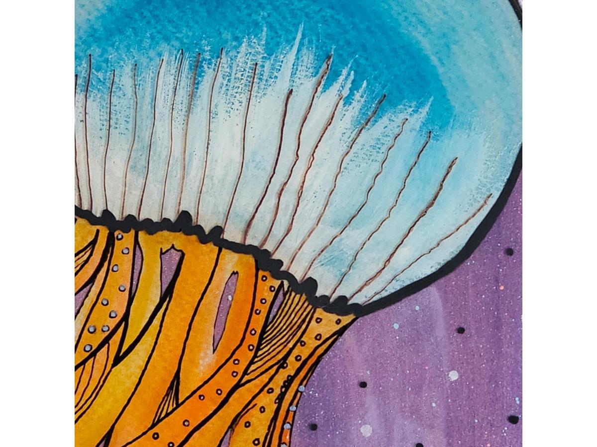 Jellyfish Stardust - Mixed Media with Epoxy Finish picture