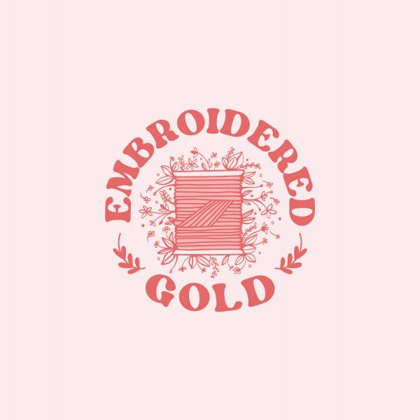 Embroidered Gold