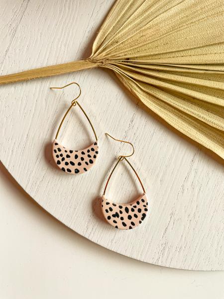 Chrissy Earrings in Leopard Print picture