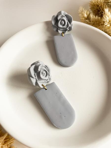 Delilah Earrings in Grey picture