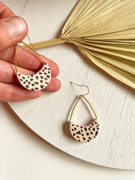 Chrissy Earrings in Leopard Print picture