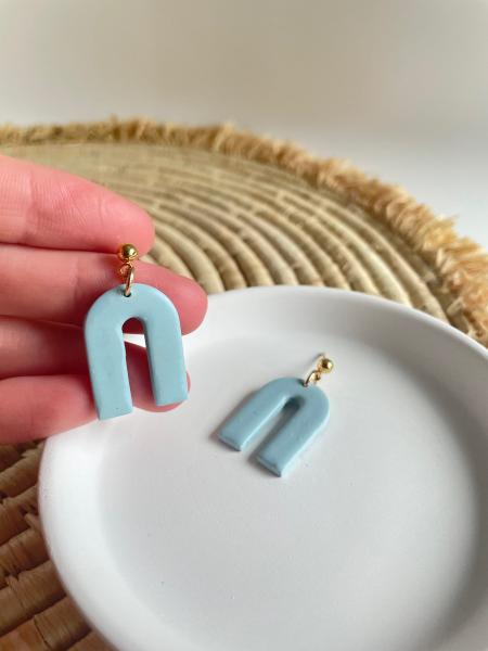 Rae Earrings in Dusty Light Blue picture