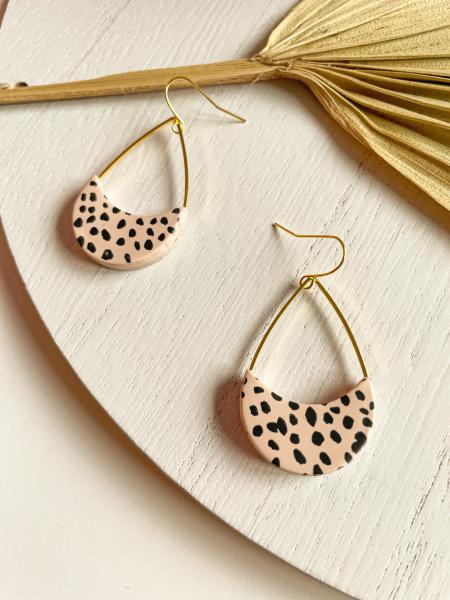 Chrissy Earrings in Leopard Print picture
