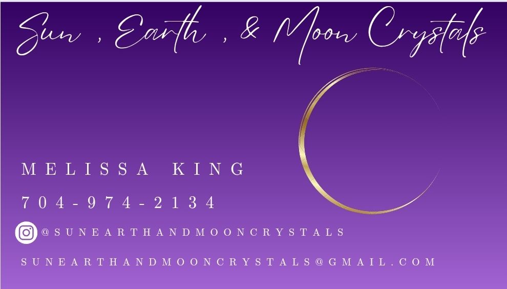 Sun, Earth, and Moon Crystals