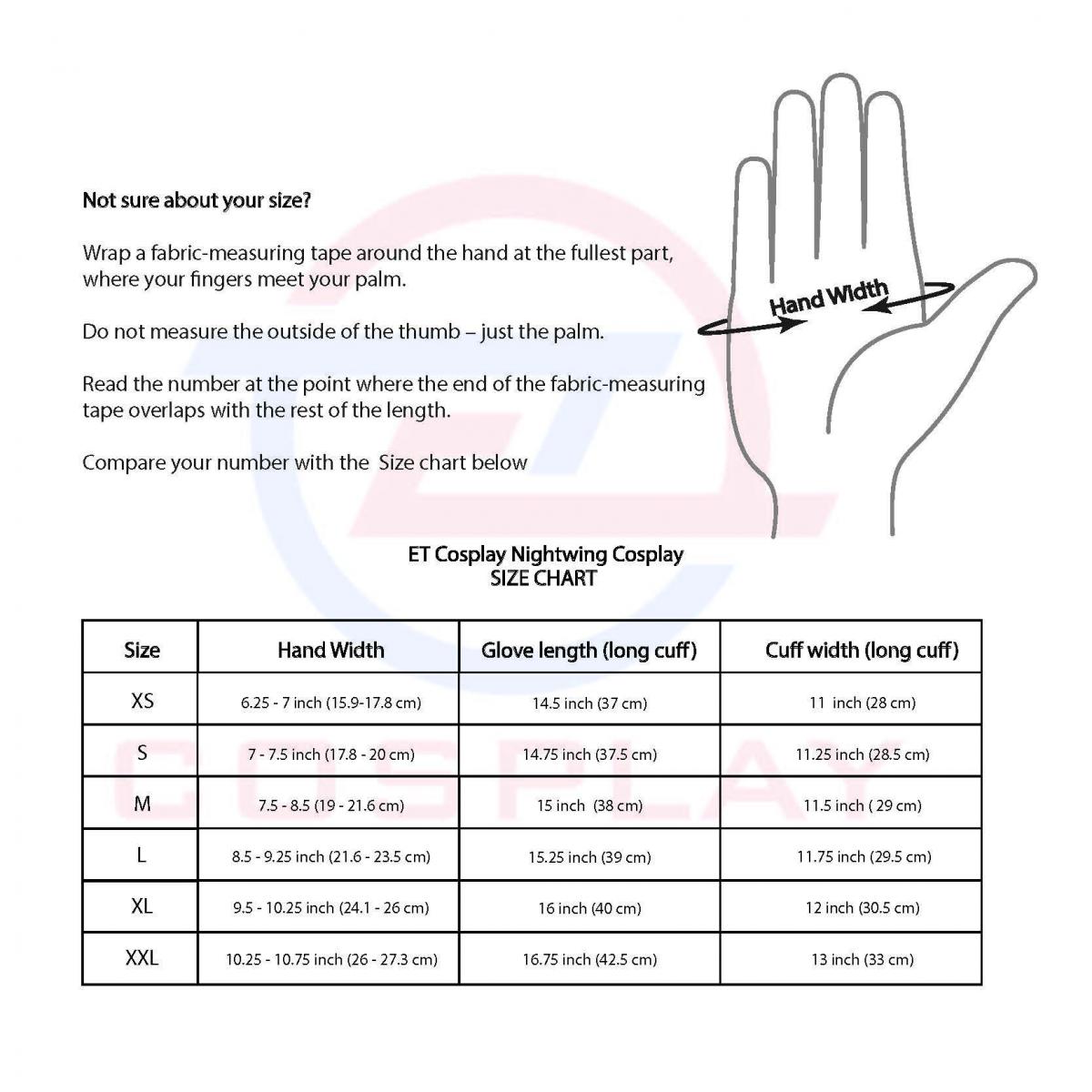 Leather Gloves for Night Wing Cosplay/Long gauntlet/Lamb skin/Black&Red picture