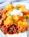 Chili Cheese tots