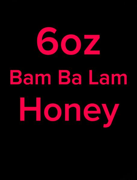 6oz Bam Ba Lam Honey