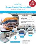 Rainbow Space-Saving Storage Bag