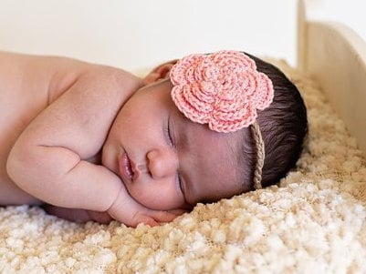 Baby Child’s Flower Headband ~ Baby Gift ~ Girl Headband ~ Newborn Headband ~ Summer Headband ~ Rose Headband ~ Toddler Headband