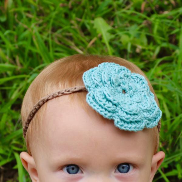 Baby Child’s Flower Headband ~ Baby Gift ~ Girl Headband ~ Newborn Headband ~ Summer Headband ~ Rose Headband ~ Toddler Headband picture