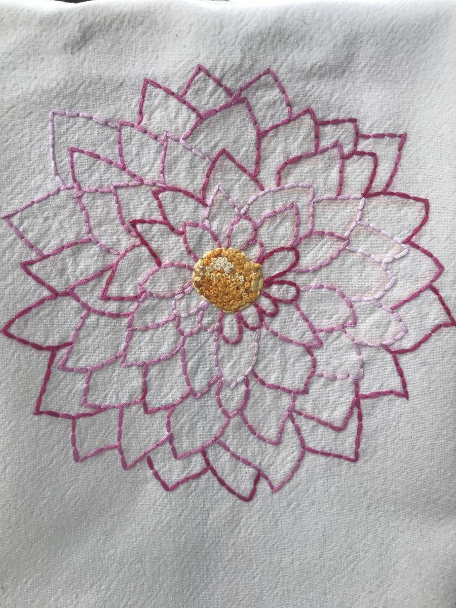 Flowering mums picture