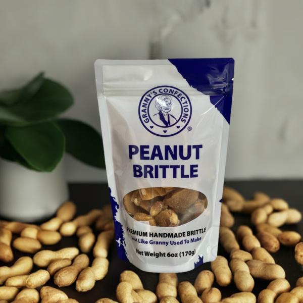 Granny's Confections Handmade Peanut Brittle - 6oz Bag (Peanut Brittle)