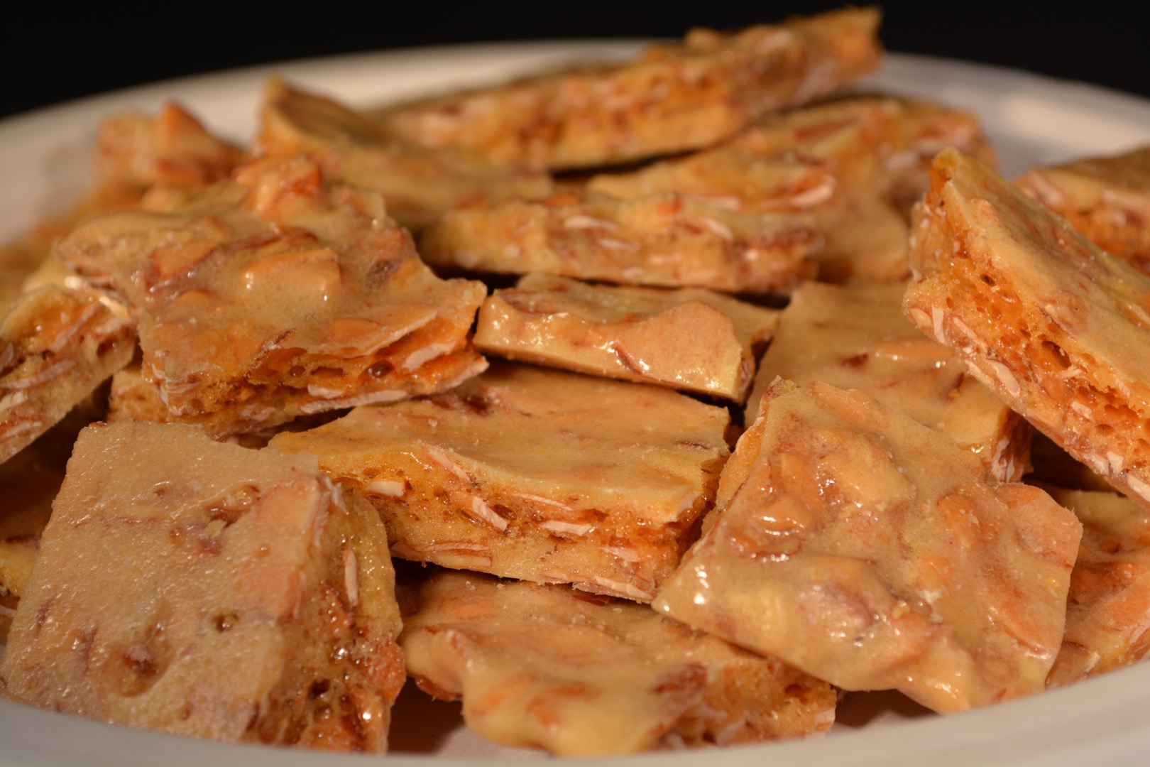 Granny's Confections Handmade Almond Brittle - One Pound Bag (Almond Brittle) picture