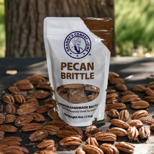 Granny's Confections Handmade Pecan Brittle - 6oz Bag (Pecan Brittle)