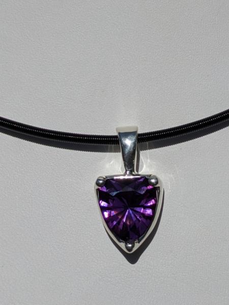 Amethyst Sterling Pendant