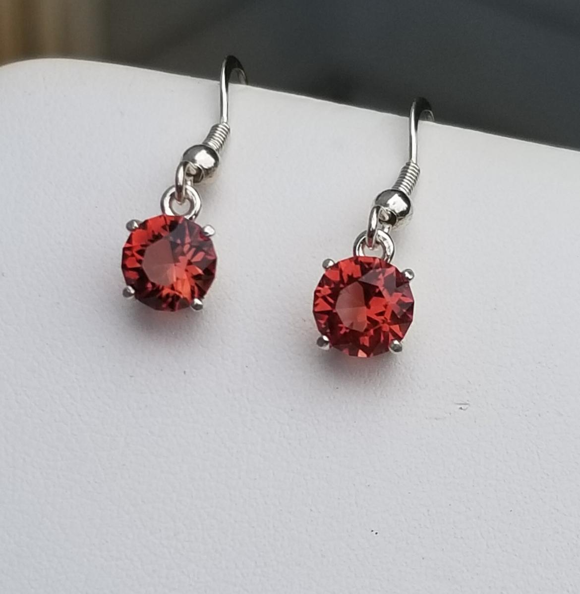 Sunstone earrings picture