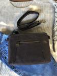 Cork crossbody bag - Chocolate