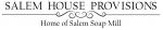 Salem House Provisions