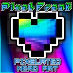 Pixel Freak - Pixelated Nerd Art