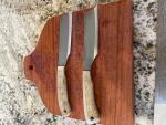 Band Saw Blade with Antler Scales