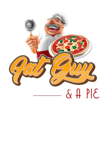 Fat Guy And A Pie Of New York