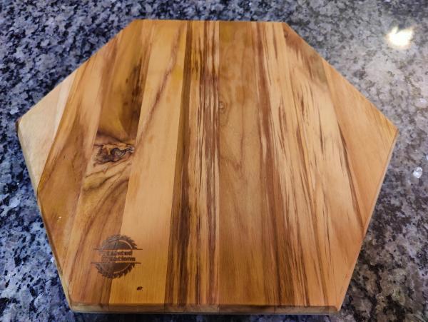 Honeycomb Cutting Board | Bee Serving Board | Housewarming Gift | Charcuterie Board | Teak Wood picture