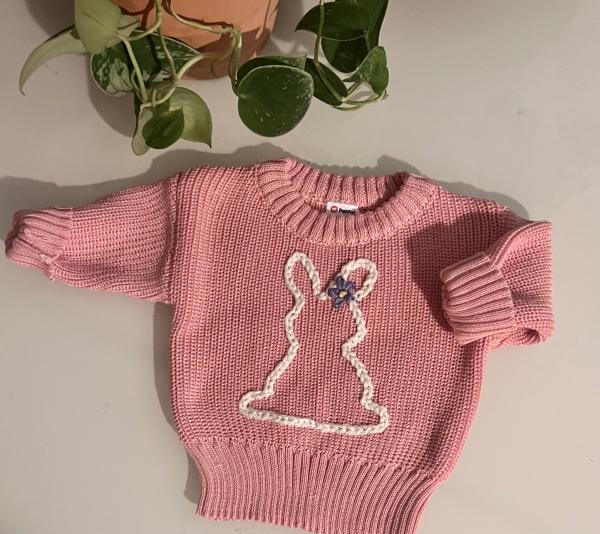 Embroidered sweater picture