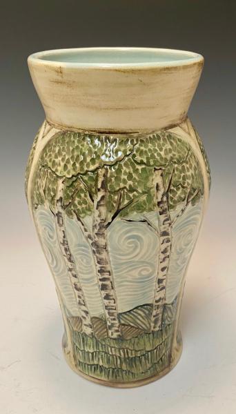 birch tree vase picture