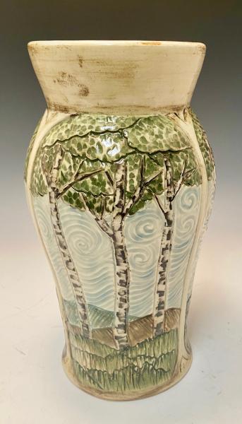 birch tree vase picture