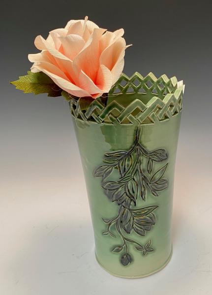 Vases with magnolia pattern picture