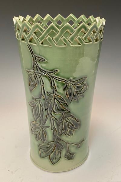 Vases with magnolia pattern picture