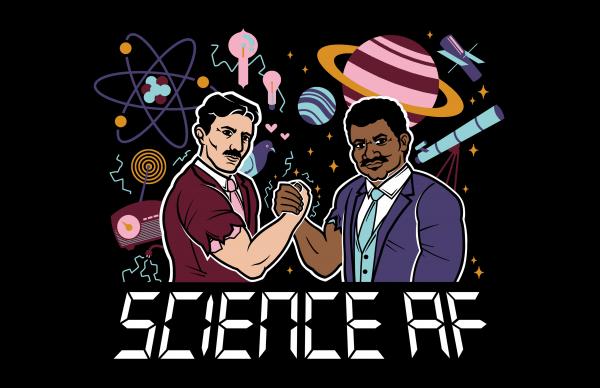 Science AF 11" x 17" Print (Black)