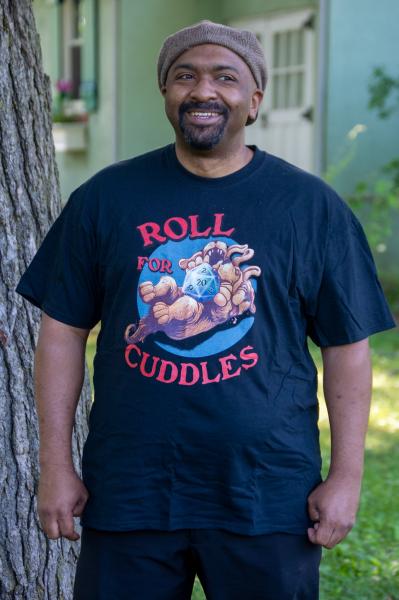 "Roll for Cuddles" Cerebus T-Shirt picture