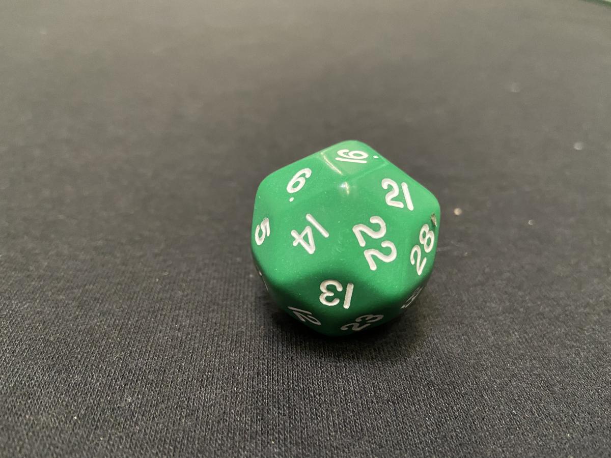 D30 Gaming Dice (Green) picture