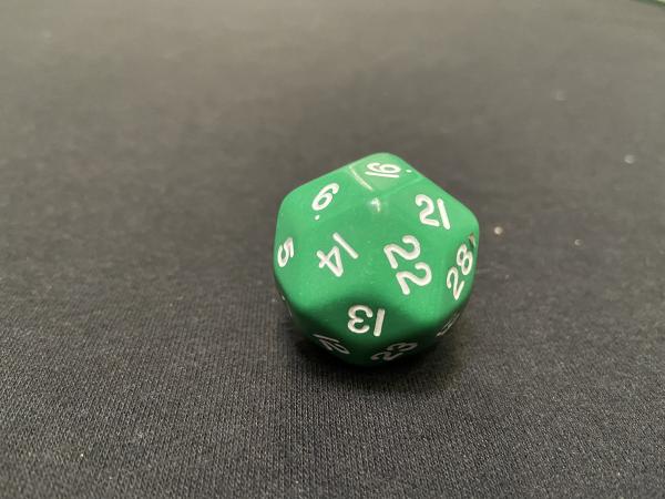 D30 Gaming Dice (Green) picture