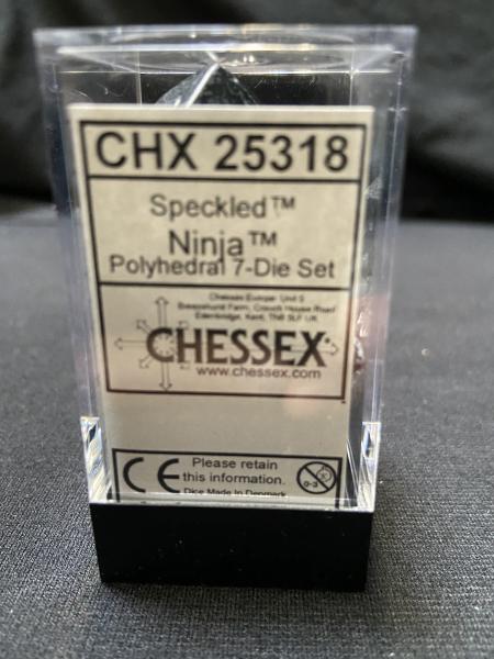 Chessex Speckled Ninja 7-Die Set picture