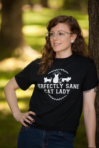 Perfectly Sane Cat Lady T-Shirt (Unisex) picture