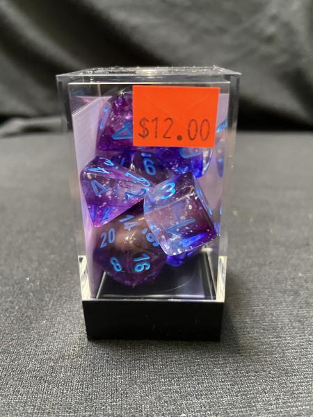 Chessex Nebula Nocturnal/Blue 7-Die Set picture