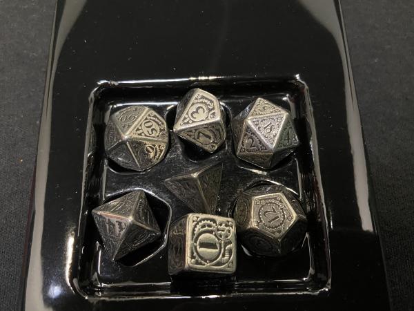 Steampunk Metal Dice Set picture