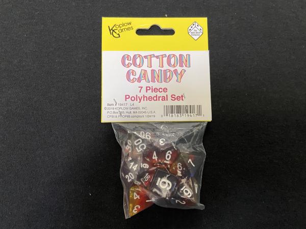 Koplow Cotton Candy 7-Piece Dice Set picture