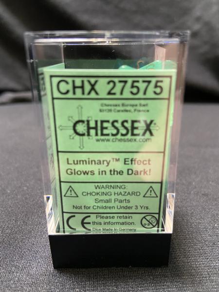 Chessex Borealis Light Green/Gold 7-Die Set picture