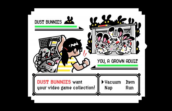 Pokemon vs. Dust Bunnies Ladies' (Yellow) (Unisex) T-Shirt picture