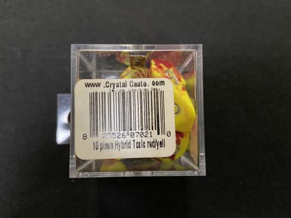 Crystal Caste Dice Set (Toxic Red/Yellow) picture