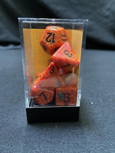 Chessex Speckled Fire 7-Die Set picture