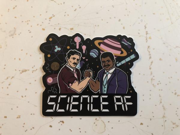 SCIENCE AF VINYL DECAL(4" ) picture