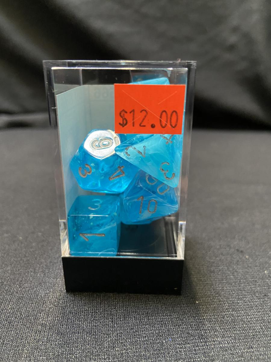 Chessex Luminary Sky/Silver 7-Die Set picture
