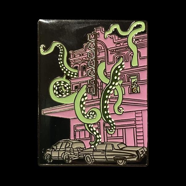 Tentacle Massage Parlor Pin picture